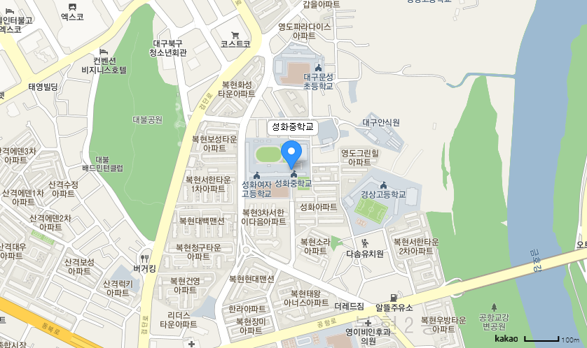 학교 찾아오시는 길 지도